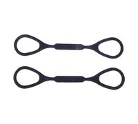 Lot de 2 bouchons de trompette pour instruments de musique - Corde de remorquage portable en caoutchouc - Accessoire de trompette - Cordon de tension
