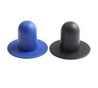 Lot de 2 bouchons de trou de rechange pour pompe de piscine Intex hors sol, bouchon en PVC de 2,8 cm de diamètre pour tuyau de filtre de piscine, bleu et noir