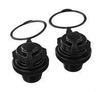 Lot de 2 bouchons de valve d'air pour radeau, kayak et matelas gonflable, conçus pour un gonflage rapide et une prévention des fuites