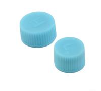Lot de 2 bouchons de valve de climatisation haute basse pression pour port AC de voiture