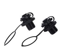 Lot de 2 Bouchons de Valve, Valve à air à vis de Rechange pour canot pneumatique, Radeau, Bateau de Piscine, canoës