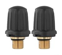 Lot de 2 bouchons de verrouillage de sécurité avec valve et joint torique pour nettoyeur vapeur Karcher 4.590-105.0, compatible avec les modèles de la série SC1 SC2 SC3