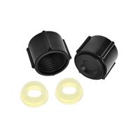 Lot de 2 bouchons de vidange à point bas avec joints pour conduites d'eau chaude et froide de 30,5 cm pour tuyaux et raccords de tuyauterie Pex de 1,27 cm