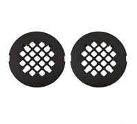 Lot de 2 bouchons de vidange de douche en laiton massif avec finition bronze huilé, compatible avec les canalisations de douche résidentielles standard