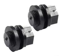 Lot de 2 bouchons de vidange de pompe de piscine Hayward SPX1700FG avec joint d'étanchéité - Bouchon en plastique pour pompe PowerFlo pour entretien de piscine série maxflo