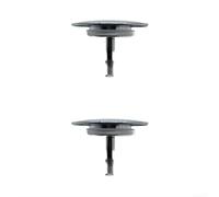 Lot de 2 bouchons de vidange en cuivre 43 mm | Installation sans outil, s'adapte aux canalisations standard pour baignoires et éviers, réutilisable et facile à nettoyer