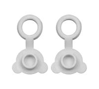 Lot de 2 Bouchons de vidange en Silicone en Forme d'ours - 1,57" - Bouchon d'écoulement de lavabo Anti-Fuite - pour, bébés, Chambre d'enfant, Salle de Bain - Protection sûre pour Les