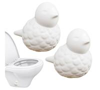 Lot de 2 bouchons de vis en forme d'oiseau pour l'appartement, en plastique avec design décoratif, installation facile, parfait pour lavabo, cuisinière, chaud