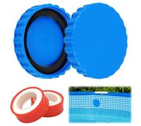 Lot de 2 bouchons d'hiver pour piscines Intex et Bestway, avec joints assortis, 100 % résistants au gel et étanches, fermeture d'hiver pour piscine