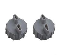 Lot de 2 bouchons d'huile de rechange pour scie à perche P4360 - Lubrification de barre et chaîne - Anti-fuite - Couvercle de réservoir en plastique - 18 V - Scie d'élagage électrique