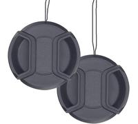 Lot de 2 bouchons d'objectif à clipser 39 mm pour objectif Leica Summicron-M 35 mm f/2 ASPH,Elmarit-M 28 mm f/2.8 ASPH, 39 mm pincé au centre pour Fujinon 60 mm XF f/2.4 R Macro