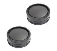 Lot de 2 bouchons d'objectif arrière et capuchon de boîtier d'appareil photo pour Sony A9 A7 A7II A7III A7IV A7S II III A7R II III A7RIV A7RV A7CR A7C II A7CII A6700 A6600 A6400 A6300 A6100 A6000 et