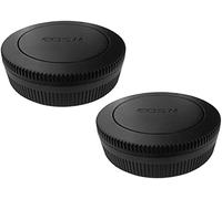 Lot de 2 bouchons d'objectif arrière pour Canon EOS M50 Mark II M5 M6 Mark II M200 M100 M10 M3 M2 M et autres appareils photo sans miroir Canon EF-M