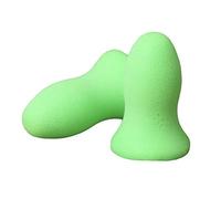 Lot de 2 bouchons d'oreille coniques en mousse souple pour voyage - Bouchons d'oreille confortables pour dormir, ronflements forts, sonnettes de porte - Résistant aux intempéries - Noir - Boîte de