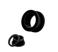 Lot de 2 bouchons d'oreille en acrylique, tunnels et écarteurs d'oreille, kit de piercing, bijoux de corps