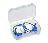 Lot de 2 bouchons d'oreille ergonomiques confortables en silicone pour isolation phonique efficace pour le travail, les études et le repos, la natation, le surf
