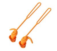 Lot de 2 bouchons d'oreille ergonomiques confortables en silicone pour isolation phonique efficace pour le travail, les études et le repos, la natation, le surf