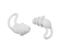 Lot de 2 bouchons d'oreilles en silicone en forme d'aileron de requin imperméables à trois couches avec réduction du bruit, protection pour le sommeil et la natation, joints
