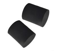 Lot de 2 bouchons en mousse pour port de haut-parleur pour une meilleure réponse en fréquence et un son amélioré, idéal pour les configurations de haut-parleurs près des murs (85 x 100 mm)