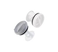 Lot de 2 bouchons filtres de vidange lave-linge 484000000966, 00635377 bauknecht, siemens, laden,, bosch, balay, ignis, proline, constructa