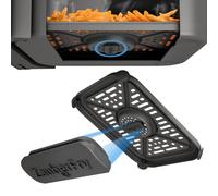 Lot de 2 bouchons grillagés ZauberFry compatibles avec ninja AF300EU, AF400EU, AF451EU, AF500DE, SL400EU, friteuse à air chaud, plus de chute des aliments, accessoires, qualité alimentaire, résistants