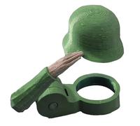Lot de 2 bouchons réutilisables pour casque de bière - Anti-poussière - Pour fête, bar, amateurs de vétérans - Noir A