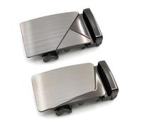 Lot de 2 boucles de ceinture automatiques en alliage solide de 35 mm - Triangles et boucles de ceinture en forme de L pour changer de boucle de ceinture unique automatique, marron, 7cm*4cm*1.5cm