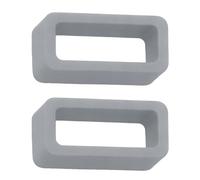 Lot de 2 boucles de maintien en silicone pour bracelet de montre | 18 mm, 20 mm, 22 mm, noir, bleu marine, gris, orange, bleu clair, rose, jaune, blanc | Supports en caoutchouc solides de 1,8 mm