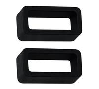 Lot de 2 boucles de maintien en silicone pour bracelet de montre | 18 mm, 20 mm, 22 mm, noir, bleu marine, gris, orange, bleu clair, rose, jaune, blanc | Supports en caoutchouc solides de 1,8 mm