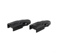 Lot de 2 boucles de rechange en plastique pour palmes de plongée durables | Lot de 2 boucles en plastique noir, pour un design à libération rapide, verrouillage sécurisé, changement facile