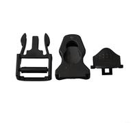 Lot de 2 boucles de sangle de rechange pour palmes de plongée, à dégagement rapide pour palmes, compatibles avec la plupart des palmes de plongée, style A/B noir (A)