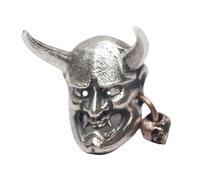 Lot de 2 boucles d'oreilles squelettes artistiques légères à structure unique de jour comme de nuit, accessoire polyvalent complexe sculpté tête de mort, taille unique, Comme décrit, Comme décrit.