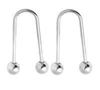 Lot De 2 Boucles Élégantes En Spirale En Métal Broche À Double Tête Pour Éviter Les Dysfonctionnements La Garde-robe Fixation Des Boutons Vêtements Boucles Protection La Privée