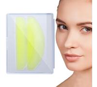 Lot de 2 boucliers de levage de cils - Réutilisables et souples - Outil de maquillage - Pince-cils en silicone pour la permanence des cils inférieurs