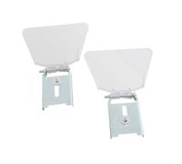 Lot de 2 boucliers de sécurité de rechange pour meuleuse d'établi de 50 mm de largeur avec support de montage (B)