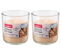 Lot de 2 | Bougie Parfumée Anti-Tabac, Parfum de Bois de Santal, 32 Heures de Combustion, Lot de 2