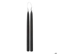 Lot de 2 bougies bâtons ""Hugo"" H30cm noir - Atmosphera createur d'interieur