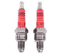 Lot de 2 bougies d'allumage A7Tc pour 50 cm, 110 cm, 125 cm, 150 cm, pour ATV, Dirt Bike, Go Kart
