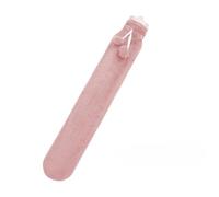 Lot de 2 bouillottes chaudes en peluche avec housse souple et chauffe-mains, chaleur naturelle, L Pour Ventre Cou(Pink)