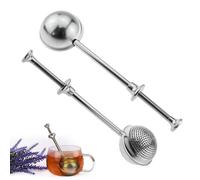 Lot de 2 Boule a The Infuseur Thé Inox Boule à thé pour thé en vrac Extensible Demi-trou En Acier Inoxydable Infuseur à thé Multifonction Filtre à thé Pour thé en CVrac Accessoire de thé