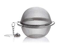 Lot de 2 boules à thé en acier inoxydable 304 - Pour thé en vrac, café, thé (8,5 cm)