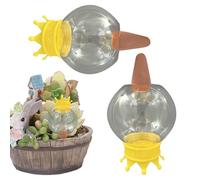 Lot de 2 boules d'arrosage pour Transparent | Boules d'arrosage pour plantes d'extérieur pour jardin, balcon, terrasse, bureau, salon, chambre