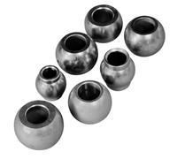 Lot de 2 boules de bras inférieur pour tracteur - Catégorie 2 et catégorie 1-2 - Douille sphérique en acier forgé à chaud - Convient pour bras inférieur à trois points (A : 28,4 × B : 58 × C : 44,5 mm