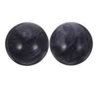 Lot de 2 boules de jade chinoise pour et Noir