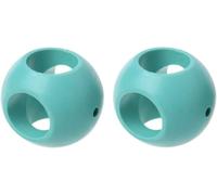 Lot de 2 boules de lavage multi-trous pour machine à laver et | Réutilisable, réduction du calcaire, lot de 2