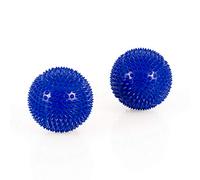 Lot de 2 boules de massage d'acupuncture aimantées - Diamètre : env. 55 mm - Bleu