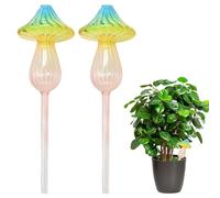 Lot de 2 boules d'irrigation 500 ml - Arrosage automatique des plantes pour plantes d'intérieur et jardin - Système d'auto-arrosage avec cône d'argile - Idéal pour les vacances et les plantes de