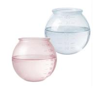 Lot de 2 boules doseuses pour détergents, boule distributeur, détergent liquide, machine à laver 100 % silicone, économie pour détergents en poudre et liquides, anti-rayures, unique, bleu et rose
