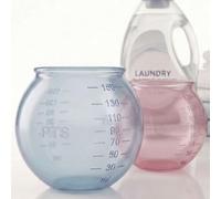 Lot de 2 boules doseuses pour lessive, boule distributrice de lessive liquide, 100 % silicone, économie pour lessive en poudre et liquide, anti-rayures, unique, rose et bleu
