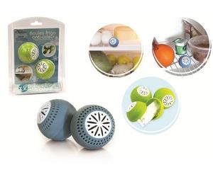 Lot de 2 boules frigo anti-odeur